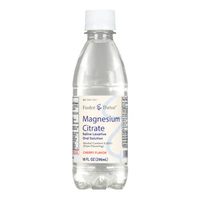 Foster & Thrive Magnesium Citrate Saline Laxative Oral Solution, Cherry, 10 oz - 70677111201 - LL Medico