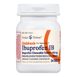 Foster & Thrive Children's Ibuprofen IB Chewable Tablets, 100 mg, Orange - 70677114501 - LL Medico