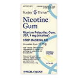 Foster & Thrive Nicotine Polacrilex Gum, 4 mg, Original Flavor, Stop Smoking Aid - 70677116701 - LL Medico