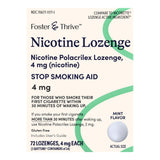 Foster & Thrive Nicotine Polacrilex Lozenges, 4 mg, Cinnamon, Stop Smoking Aid - 70677117701 - LL Medico