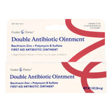Foster & Thrive Double Antibiotic Ointment, Bacitracin Zinc Polymyxin B Sulfate, 500 IU - 10,000 IU / Gram, 1 oz Tube - 70677121201 - LL Medico
