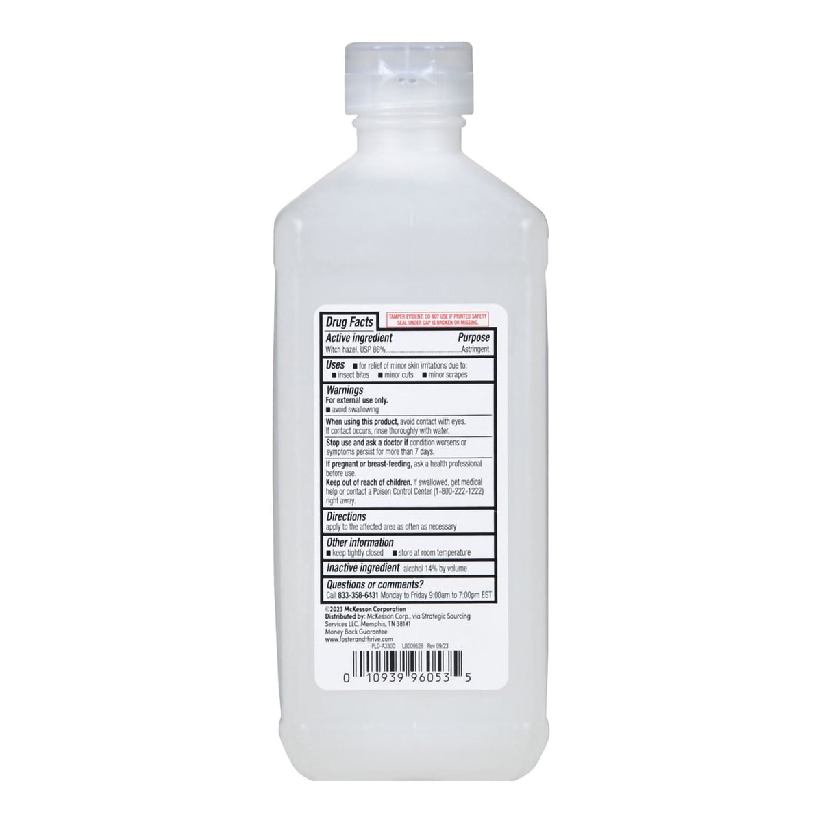 Foster & Thrive Witch Hazel Astringent Liquid, 16 fl oz
