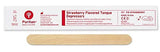 Puritan Junior Wood Tongue Depressor, Strawberry Flavored, 5.5"