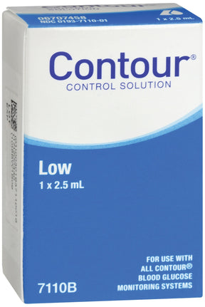 Ascensia Contour Control Solution, Low Level, 2.5 mL