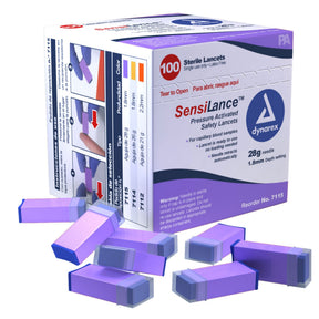 Dynarex SensiLance Safety Lancets, 28 Gauge