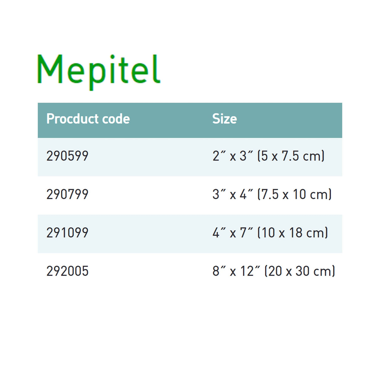 Mölnlycke Mepitel Wound Contact Layer Dressing, Non-Adherent, Sterile — 2" x 3"