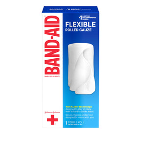 Band-Aid Small Rolled Gauze, Kling Design, Sterile, 2" x 2.5 Yard