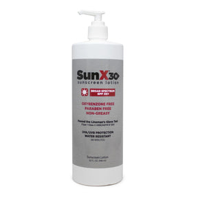 SunX 30+ Broad Spectrum Sunscreen Lotion, 4 oz Bottle