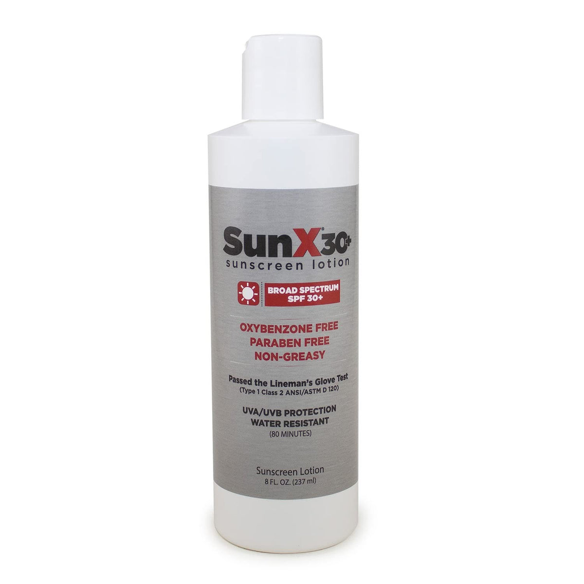 SunX 30+ Broad Spectrum Sunscreen Lotion, 4 oz Bottle