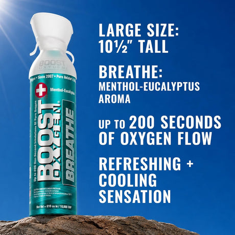Boost Oxygen Canister, Menthol-Eucalyptus, Large