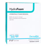 Dermarite HydraFoam Foam Dressing, Non-Adhesive Square Sterile Waterproof - 00294E - LL Medico