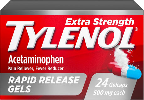 Tylenol Extra Strength Rapid Release Gels, 500 mg Acetaminophen - LL Medico