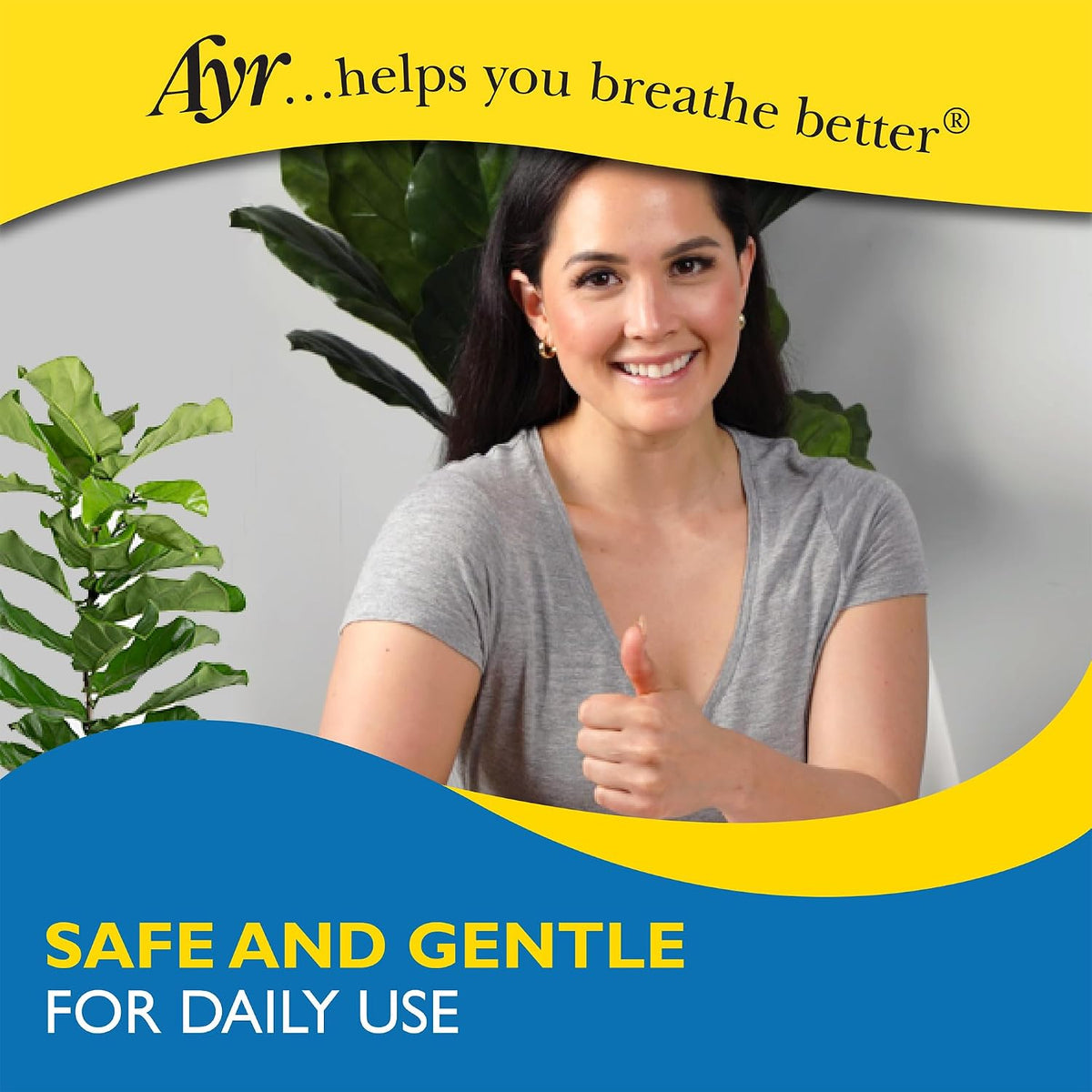 Ayr Saline Nasal Mist, 0.65%, 1.69 oz - 00225038080 - LL Medico