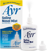 Ayr Saline Nasal Mist, 0.65%, 1.69 oz - 00225038080 - LL Medico