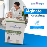 Simpurity Calcium Alginate Wound Dressing, Sterile, 2" x 2"