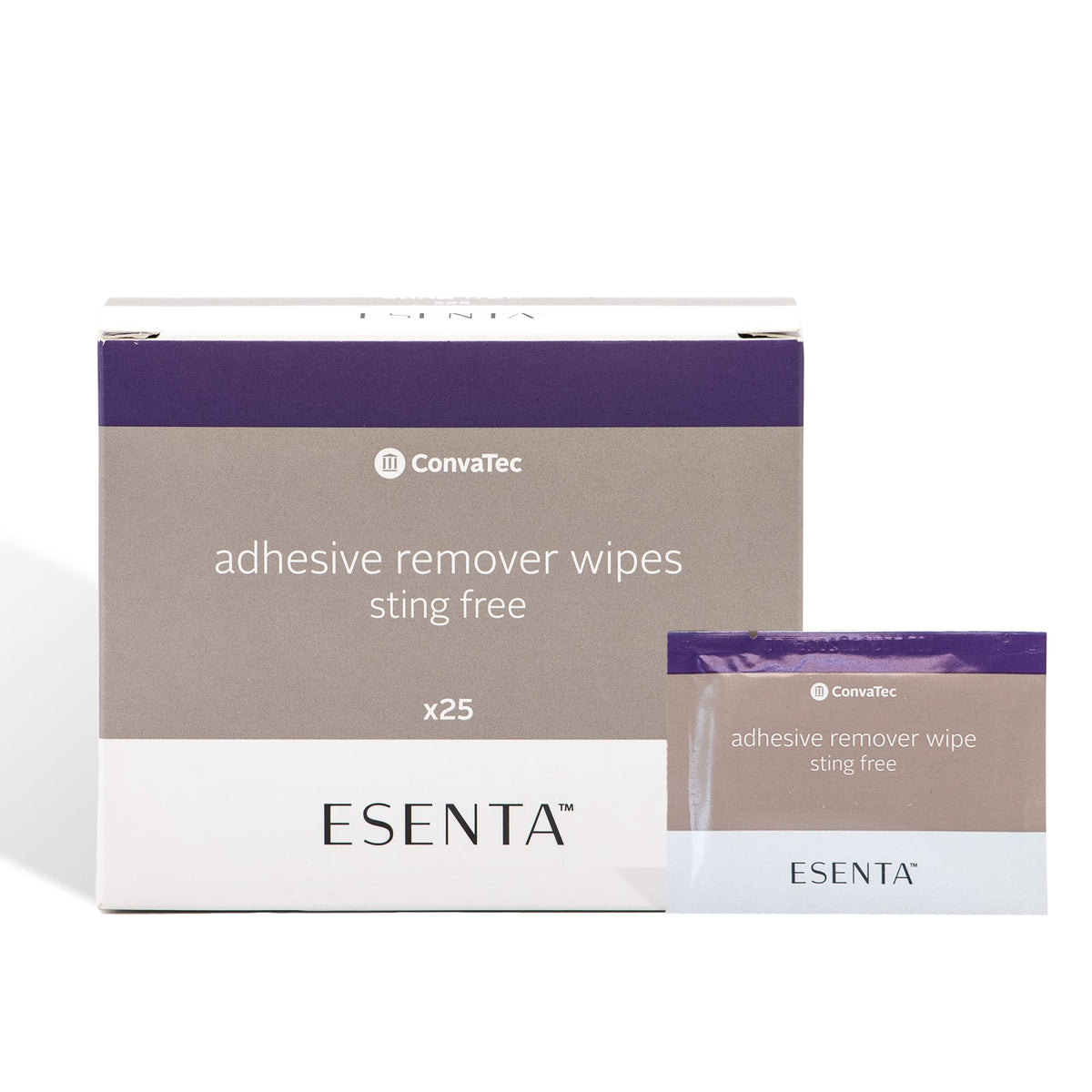 ConvaTec Esenta Sting Free Adhesive Remover Wipes, 25 per Box
