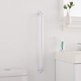 McKesson Wall Grab Bar, White Powder Coated Steel