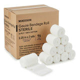 McKesson Sterile Fluff Bandage Roll, 4.5 Inch x 4.1 Yard, Six Ply