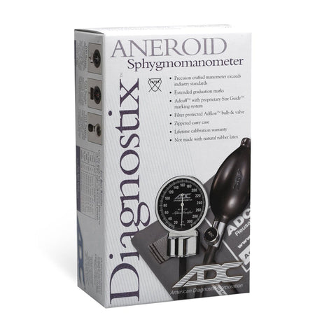 ADC Diagnostix 720 Pocket Aneroid Sphygmomanometer, Adult Cuff