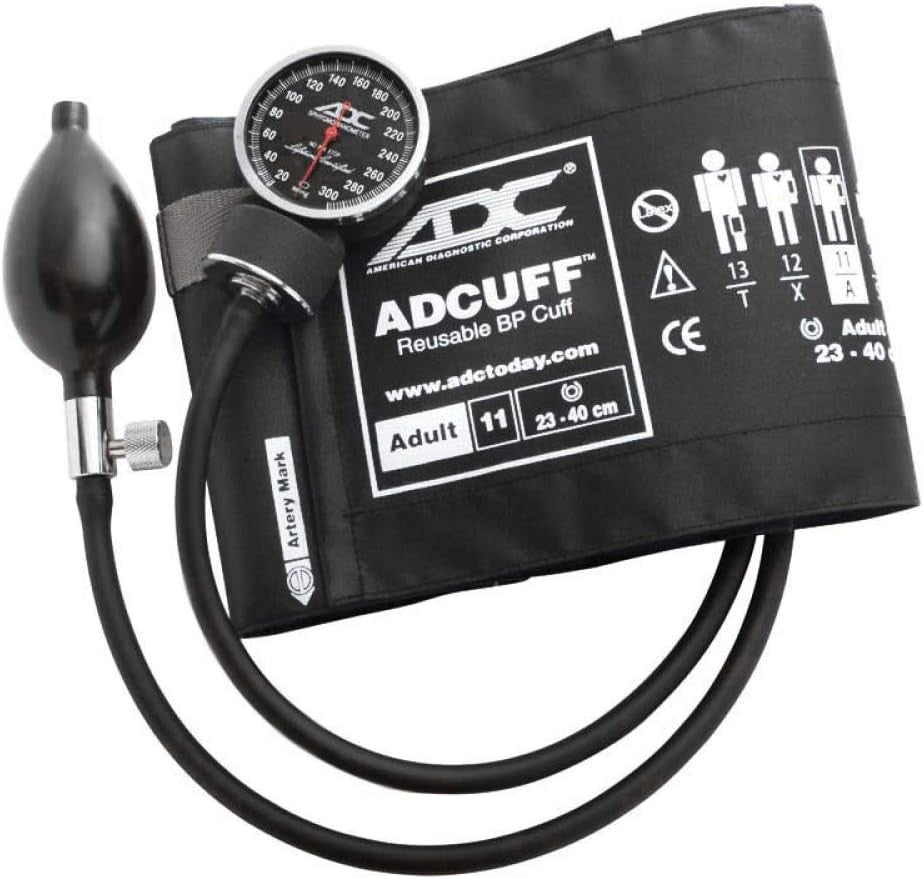 ADC Diagnostix 720 Pocket Aneroid Sphygmomanometer, Bariatric Cuff