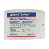 Cutimed Sorbact Antimicrobial Mesh Dressing, Rectangle, 1.6 x 2.4", Green, Gauze, Sterile - 7216412-Single - LL Medico