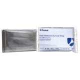 Dukal Survival Wrap, Emergency Blanket, 52 x 84", Silver, Mylar - 721-Single - LL Medico