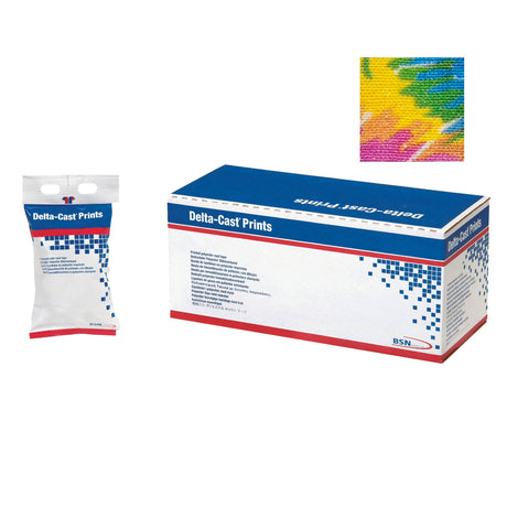 Delta-Cast Prints Cast Tape, Pastel Print, 2" x 12', Polyester - 7227317 - LL Medico
