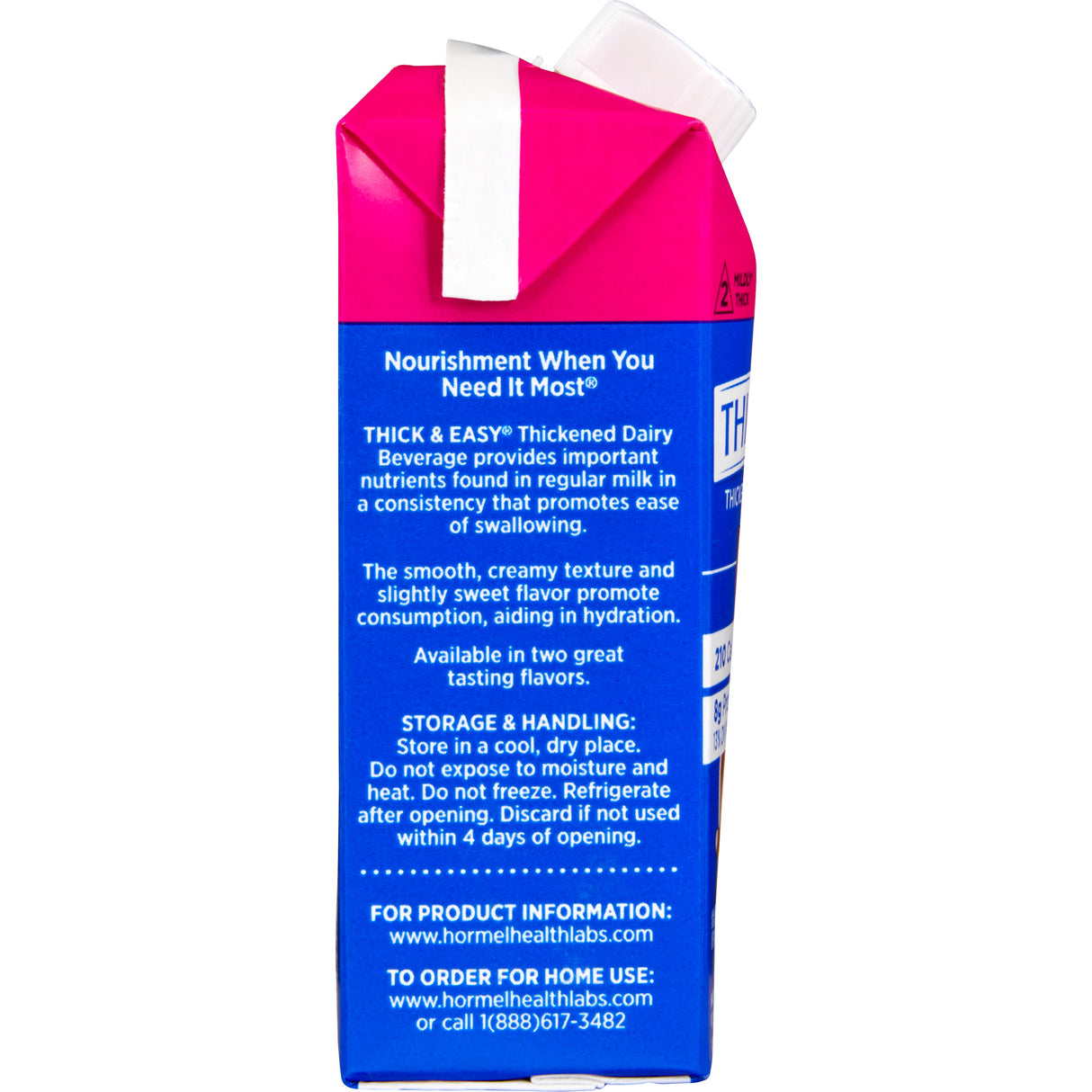 Thick-It Thick & Easy Thickened Dairy Beverage, Chocolate, Nectar Consistency, 8 oz