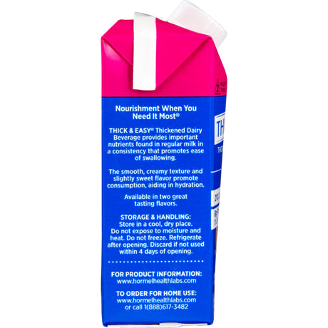 Thick-It Thick & Easy Thickened Dairy Beverage, Chocolate, Nectar Consistency, 8 oz