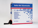 Delta-Net Tubular Stockinette, Black, Synthetic, Non-Sterile, 1" x 25 yd - 7272300-Case - LL Medico