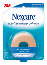 3M Nexcare Absolute Waterproof Foam Medical Tape, Non-Sterile, Tan, 1" x 5 Yard - 731 - LL Medico