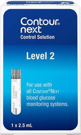 Ascensia Contour Next Blood Glucose Control Solution, Level 2, 2.5 mL