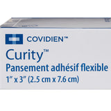 Curity Fabric Bandage, Tan, Sterile, 1 x 3 Inch