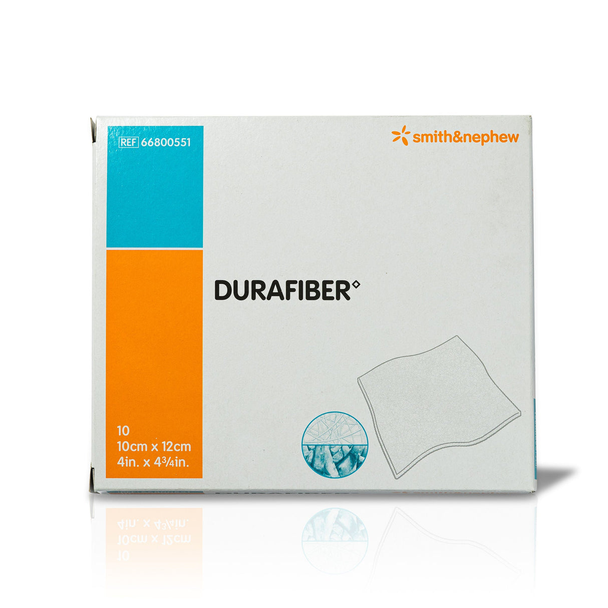 Durafiber Gelling Fiber Wound Dressing, 4 x 4 Inch
