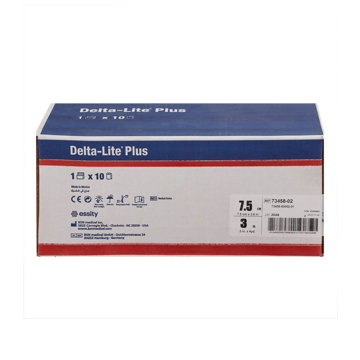 Delta-Lite Plus Cast Tape, White, Fiberglass / Resin, 12' - LL Medico