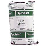 Specialist Plaster Bandage, Extra Fast Set 2-4 Min, White, Plaster of Paris, 15' Length - LL Medico