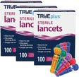 Trividia Health TRUEplus Twist Off Cap Lancets, 33 Gauge