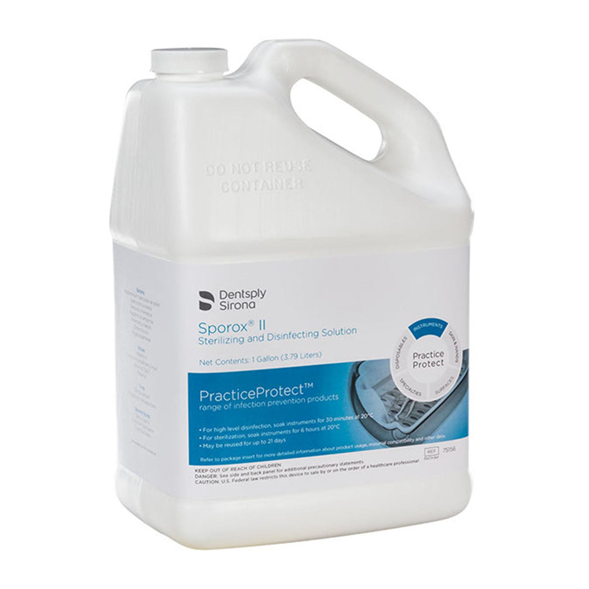 Sporox II, High-Level Disinfectant, Hydrogen Peroxide, RTU Liquid - 75156 - LL Medico