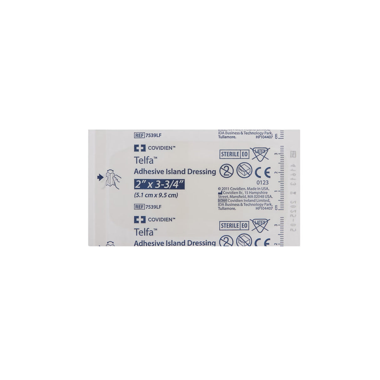 Cardinal Health Telfa White Adhesive Strip, 2 x 3-3/4 Inch