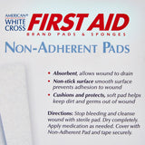 Dukal American White Cross Nonadherent Dressing, 3 x 4 Inch