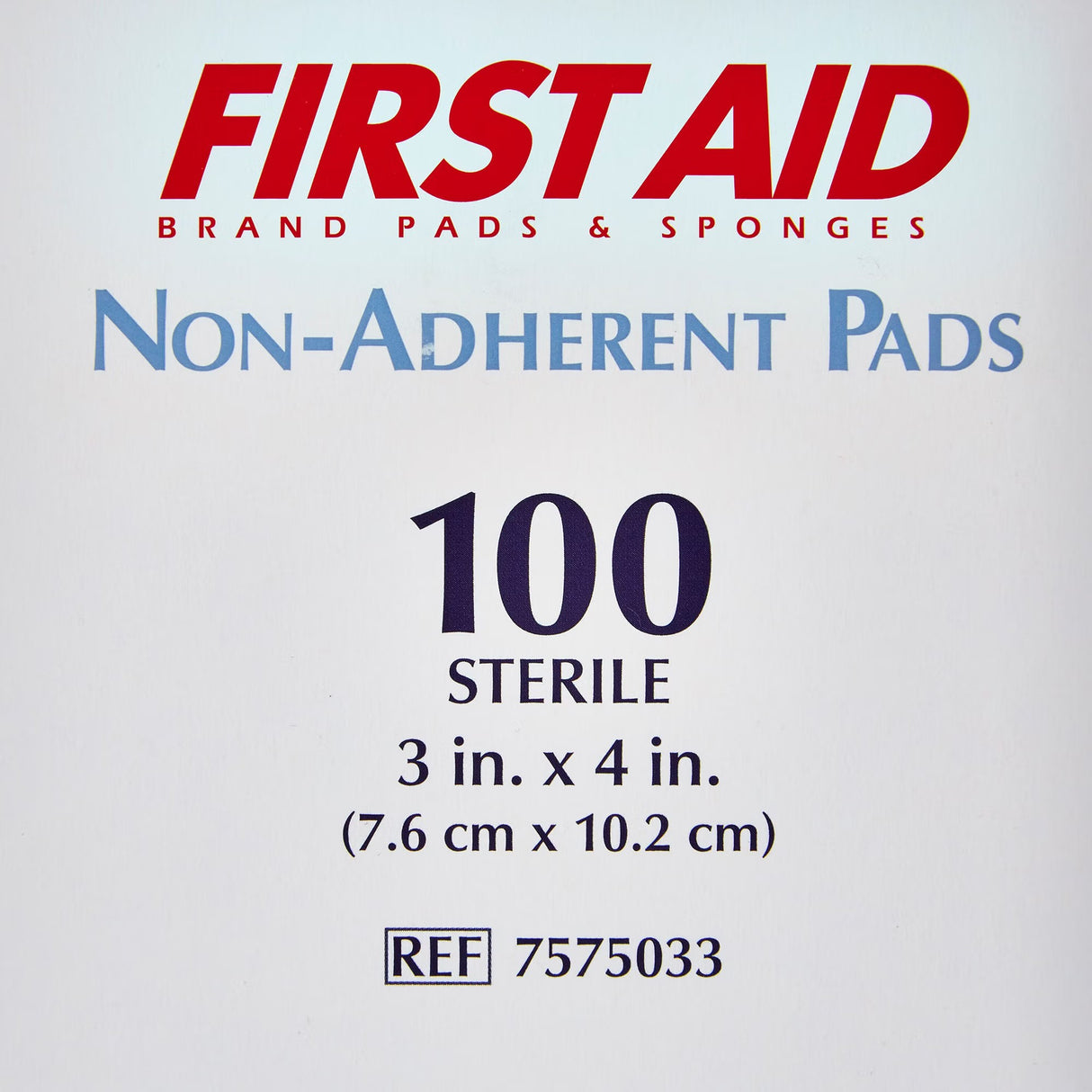 Dukal American White Cross Nonadherent Dressing, 3 x 4 Inch