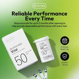 Arkray Glucocard Vital Blood Glucose Test Strips, 50 Count