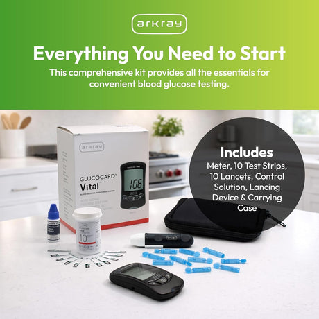 Arkray Glucocard Vital Blood Glucose Meter