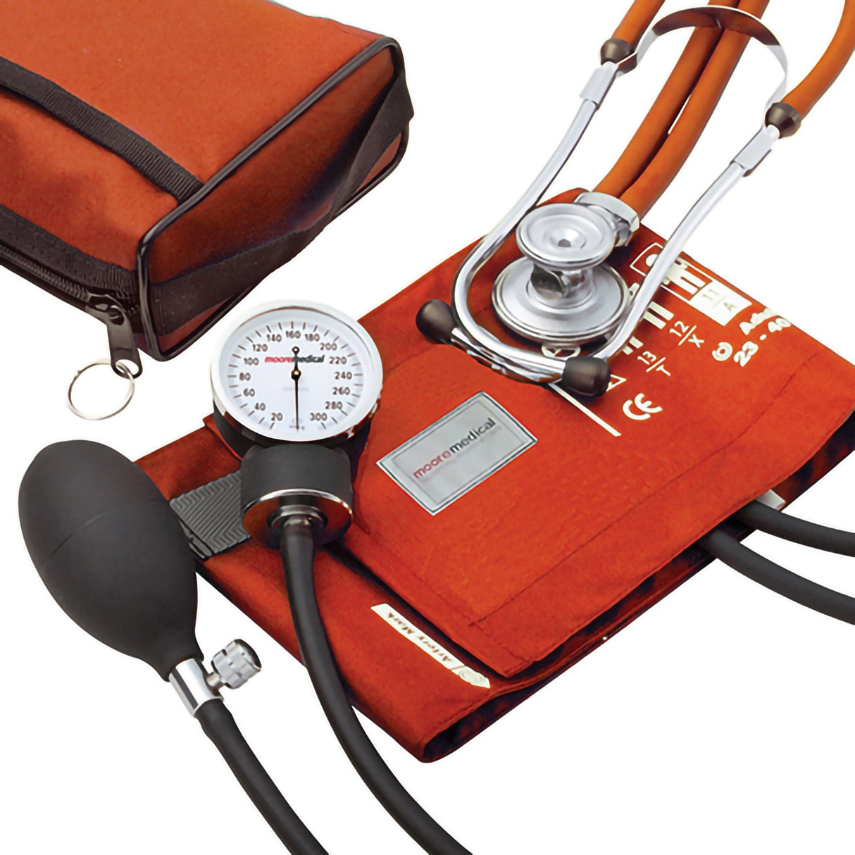 McKesson Aneroid Sphygmomanometer and Sprague Stethoscope Set, Adult, 23 to 33 cm Cuff