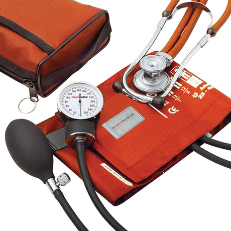 McKesson Aneroid Sphygmomanometer and Sprague Stethoscope Set, Adult, 23 to 33 cm Cuff