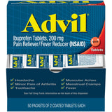 Advil Ibuprofen Pain Reliever Tablets, 200 mg, Pain Relief & Fever Reducer - 30573015489 - LL Medico