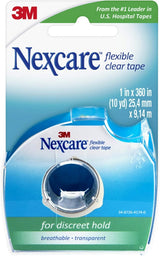 3M Nexcare Flexible Clear Tape, Non-Sterile, 1" x 10 Yard - 771-2PK - LL Medico