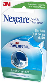 3M Nexcare Flexible Clear Tape, Non-Sterile, 1" x 10 Yard - 771-2PK - LL Medico