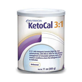 KetoCal 3:1 Oral Supplement Powder, Unflavored, 11 oz