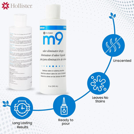 Hollister M9 Unscented Odor Eliminator Drops, 8 oz